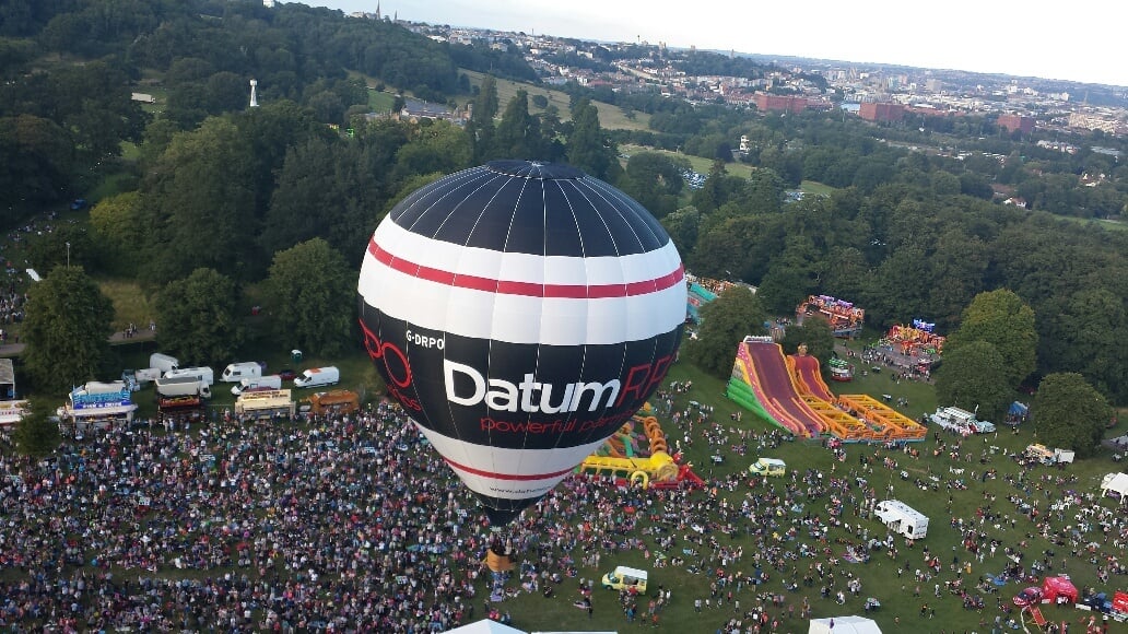 See Datum RPO at the Bristol International Balloon Fiesta